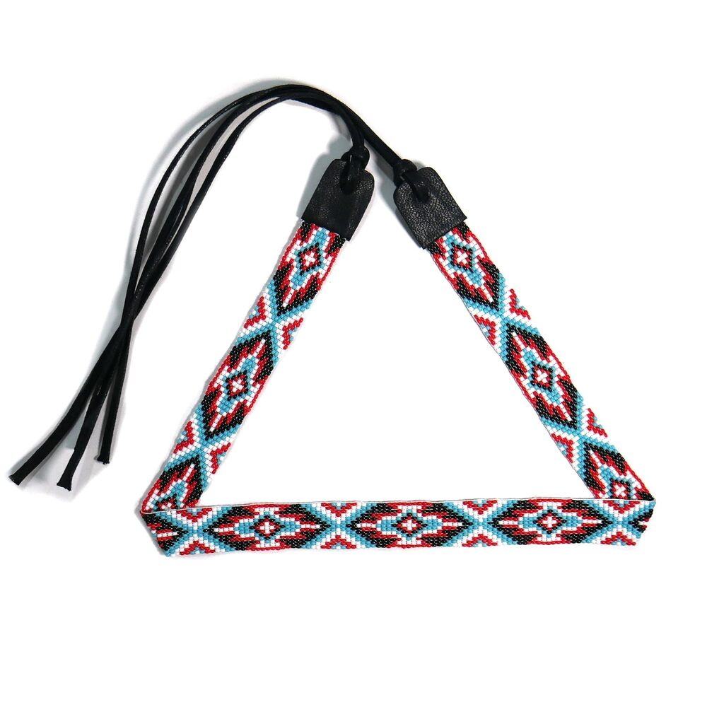 4760 Beaded Hat Band Native American Style Southwestern Cowboy Rode